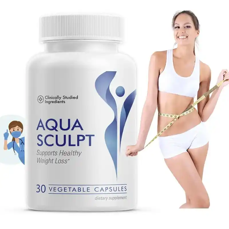 AquaSculpt supplement bottle — natural metabolic support